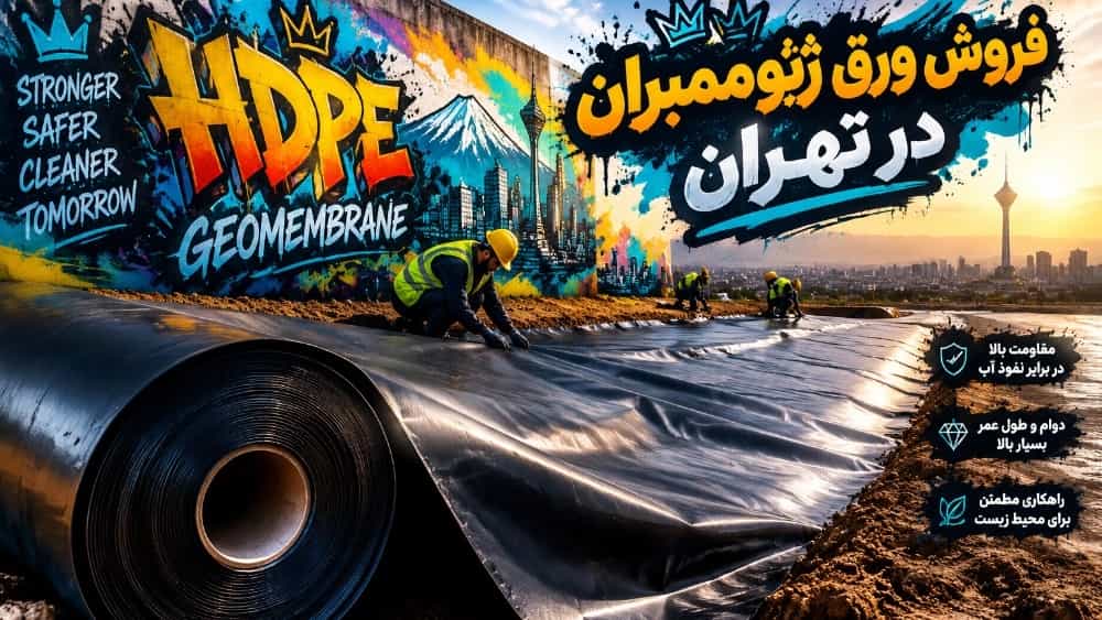 فروش ورق ژئوممبران در تهران با کیفیت تضمینی